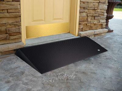 EZ-Access Rubber Threshold Ramp with Beveled Sides