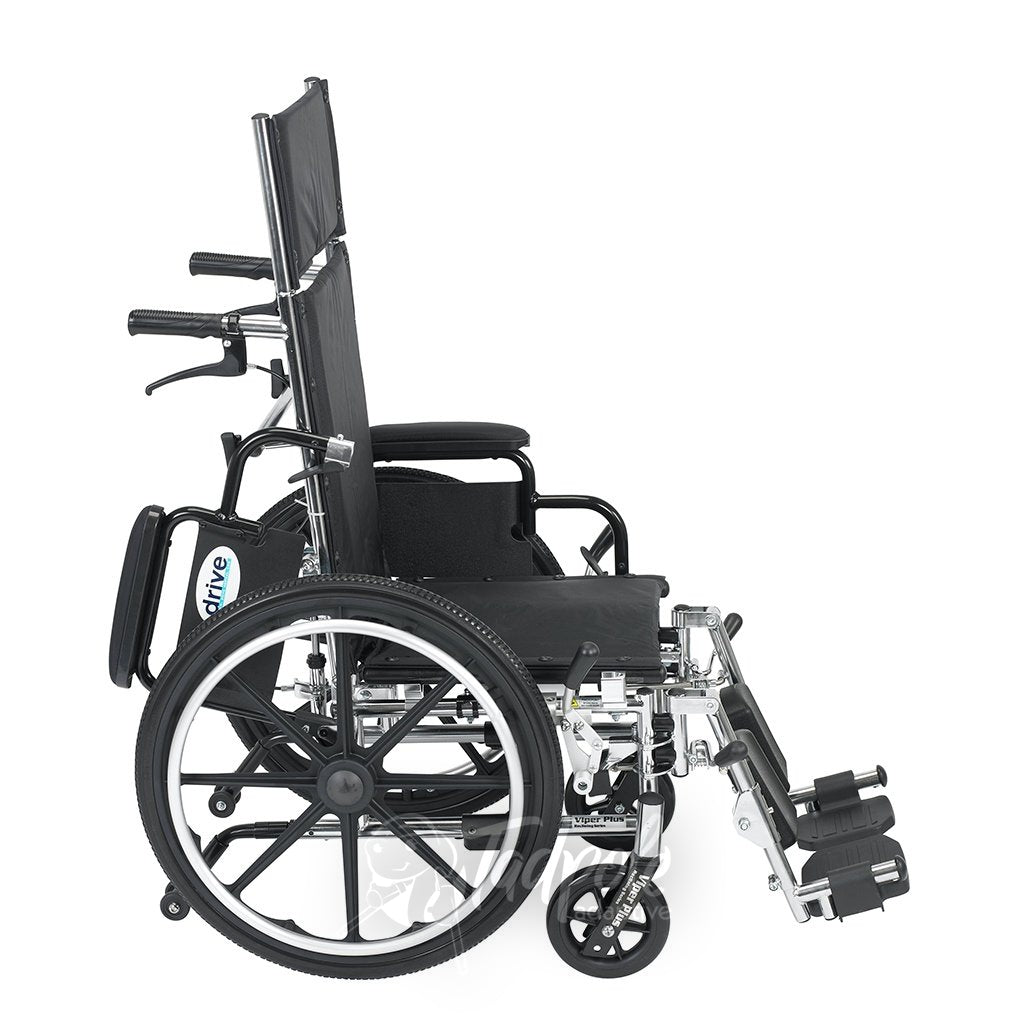 Inspired by Drive Pediatric Viper Plus Reclining Wheelchair Side View