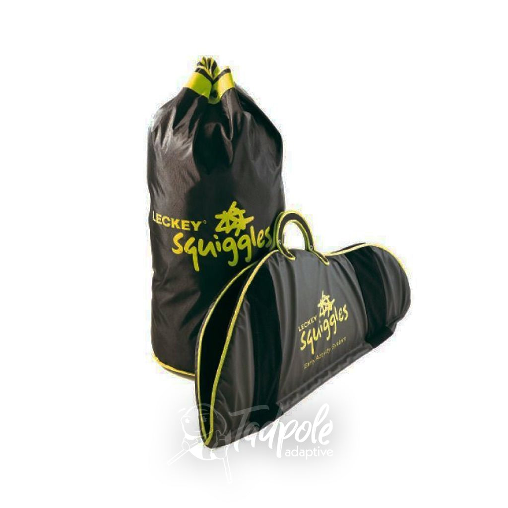 Components of the Squiggles EAS fit in the included storage bags.