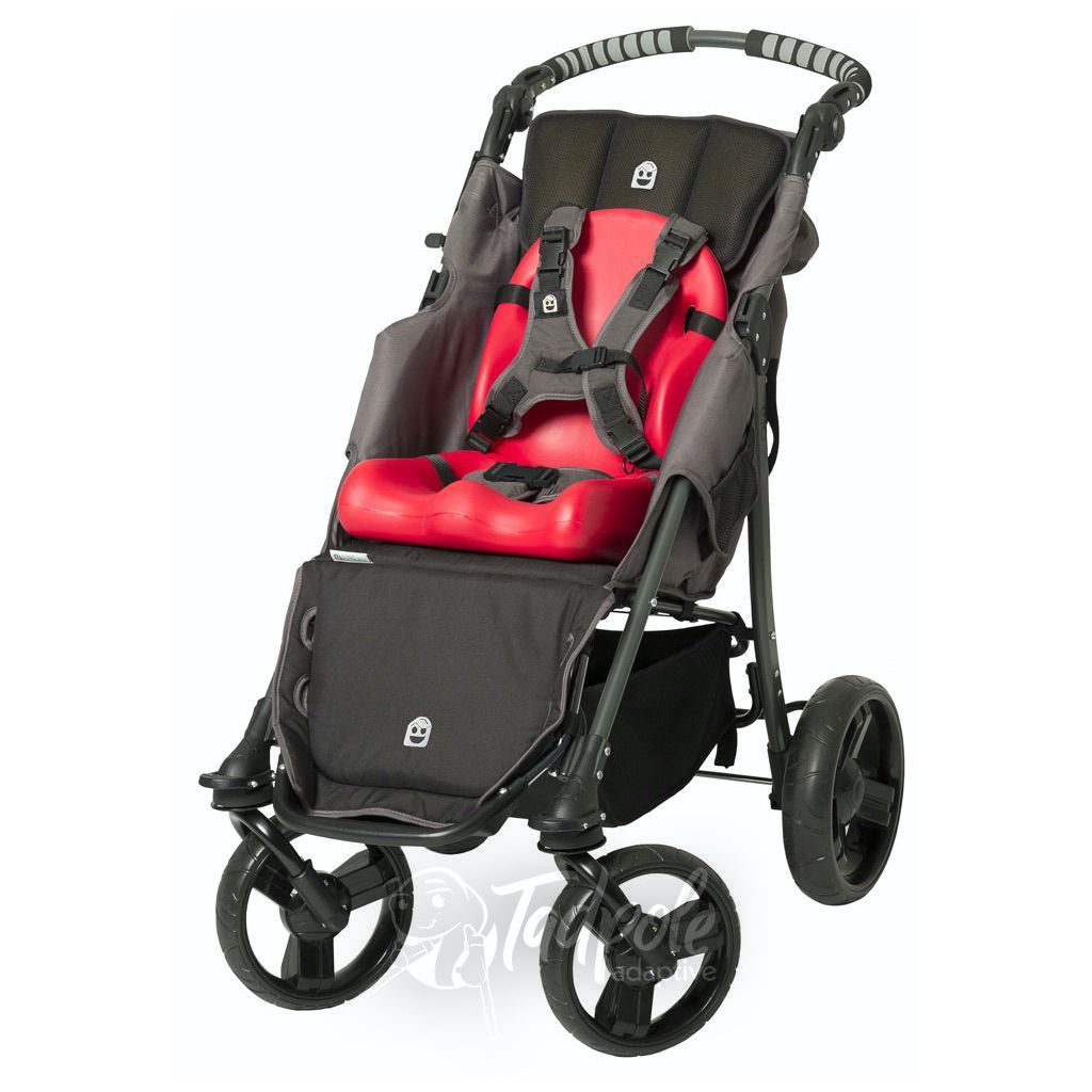Special Tomato EIO Push Chair, with cherry red seat and back liner.