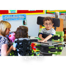 Jenx Multistander Kiddo with friends in his classroom and teacher