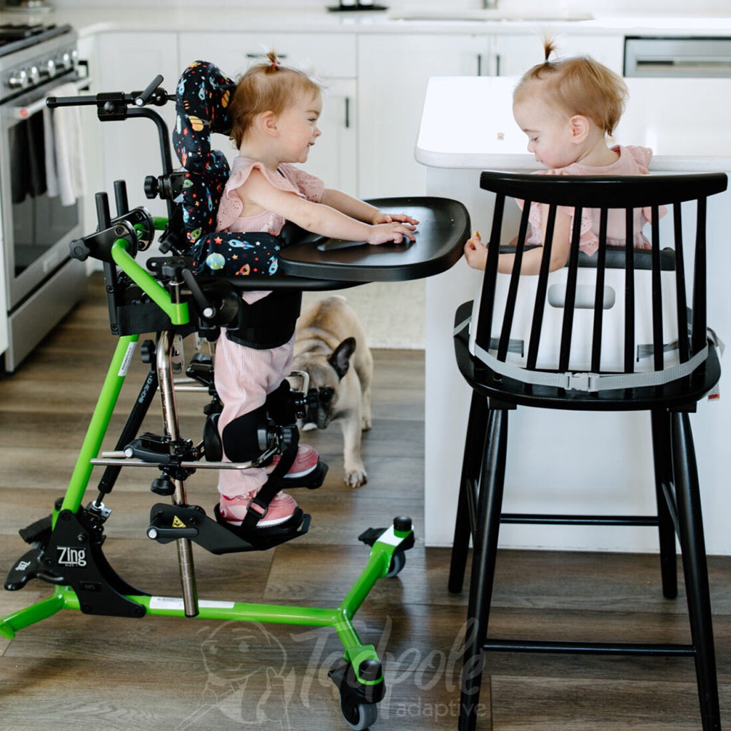 Meal time in the kitchen with the Easystand Zing Portable