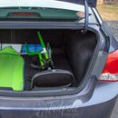 Easystand Zing Portable stows easily for transportation in a car trunk.