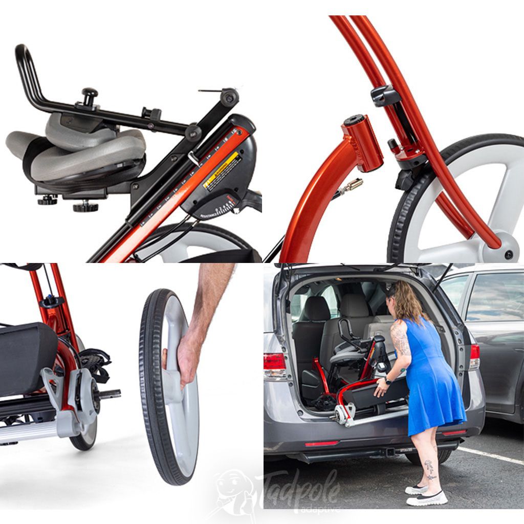 Features of new Rifton Small Special Needs Bike