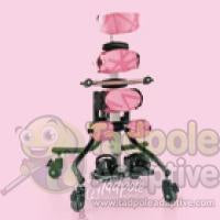 Leckey  Squiggles Stander Pivot Base: Gas operated. Includes four locking casters. (90° – 170°)