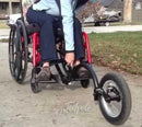 Folding Wheelchair FreeWheel Kit