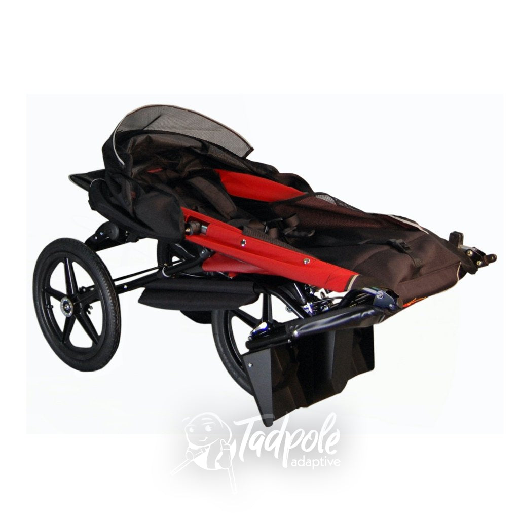Adaptive Star Axiom EndeavourAxiom Endeavour Indoor/Outdoor Mobility Jogger, folded with wheels on.