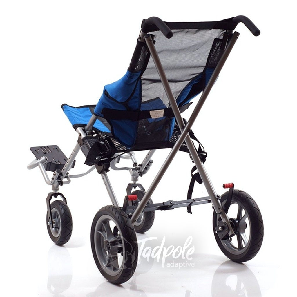 Rear view of the Convaid Metro Stroller.