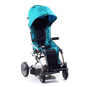Convaid Rodeo tilt-in-space stroller, main image, shown with canopy.