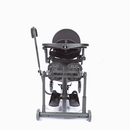EasyStand Evolv XT, animated GIF, showing adjustments and positions.