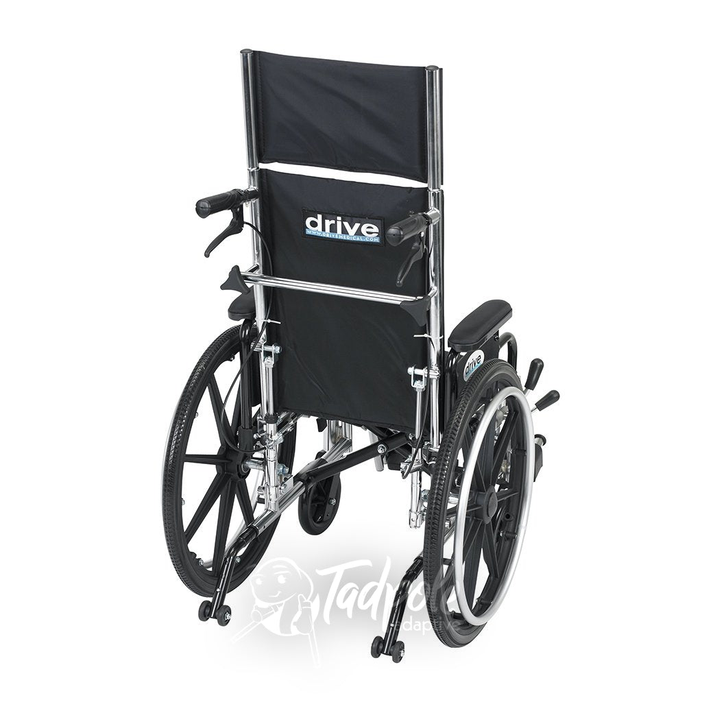 Inspired by Drive Pediatric Viper Plus Reclining Wheelchair Rear View
