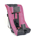 Inspired by Drive IPS Car Seat in Pink with contoured headrest and pommel.