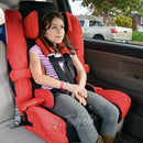 Inspired by Drive Spirit Plus Car Seat Girl with proper positioning in a vehicle.