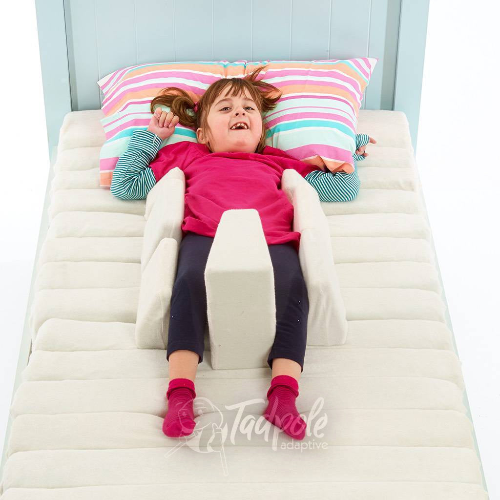Young girl in bed in her Jenx Dreama - Postural Support Sleeping System, Supine 3