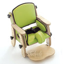 Leckey PAL Classroom Seat, in green, with Pommel and Belt options.