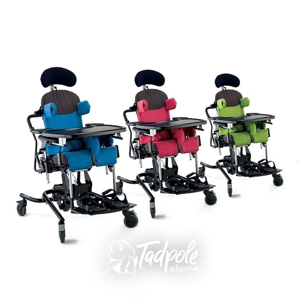 The Leckey Everyday Activity Seat comes in 3 Sizes and 3 Colors.