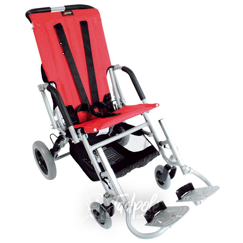 Lightning Stroller By Stealth, in red, main image.