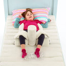 Young girl in bed in her Jenx Dreama - Postural Support Sleeping System, Supine 1