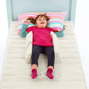 Young girl in bed in her Jenx Dreama - Postural Support Sleeping System, Supine 2